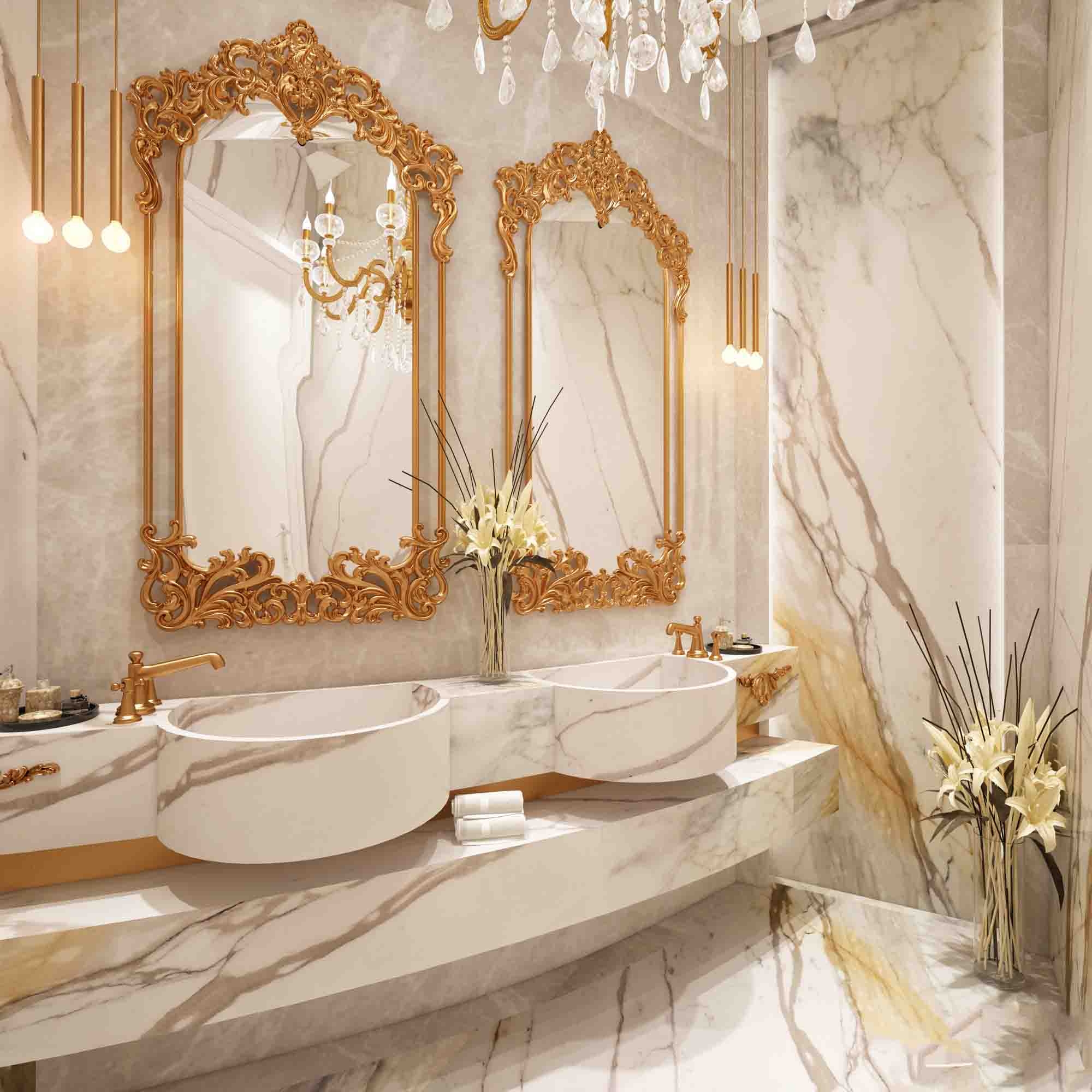 Calacatta Borghini Marble Bathroom Calacatta Borghini Marble Bathroom