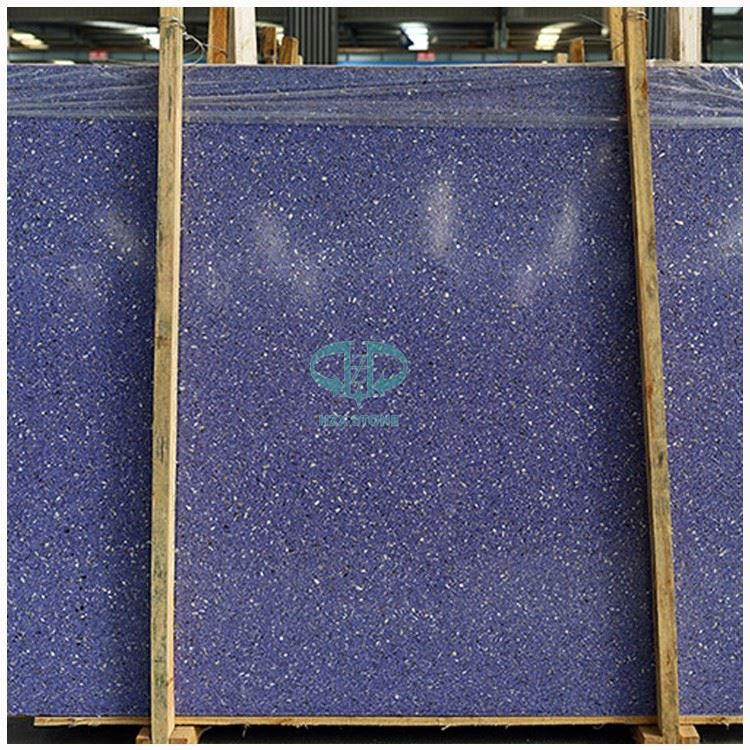 Precast Blue Terrazzo Stone Slab