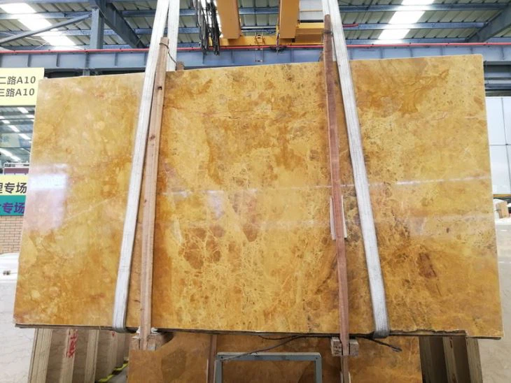 Golden Marble Slab