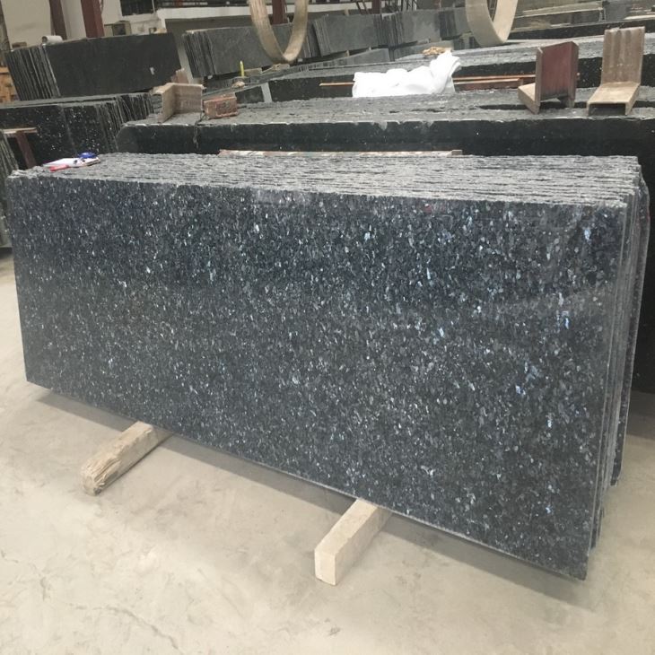 Granit bleu perlé importé