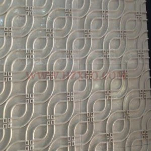 Motif CNC en marbre beige