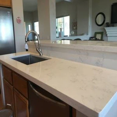 Carrara Dalle de quartz blanc pour comptoir