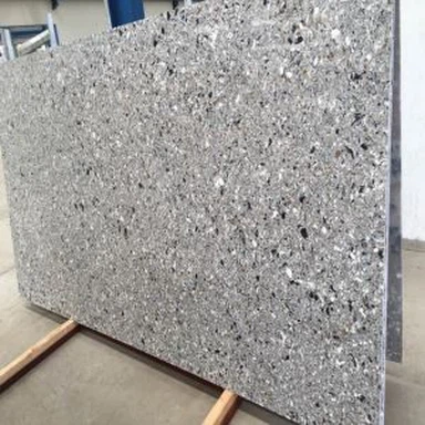 Dalle de quartz gris fantaisie