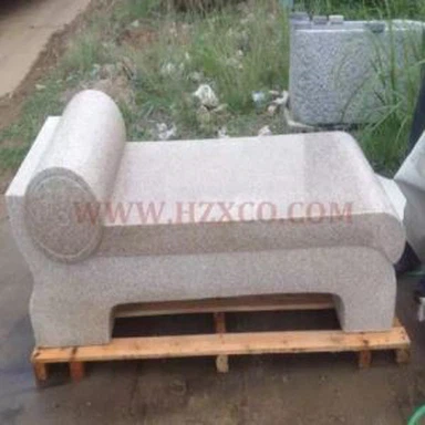 Banc en granit rose G681
