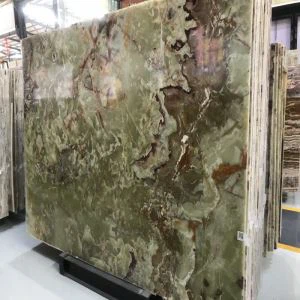 Dalle d'onyx vert