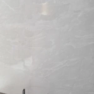 Dalle d'onyx blanc royal