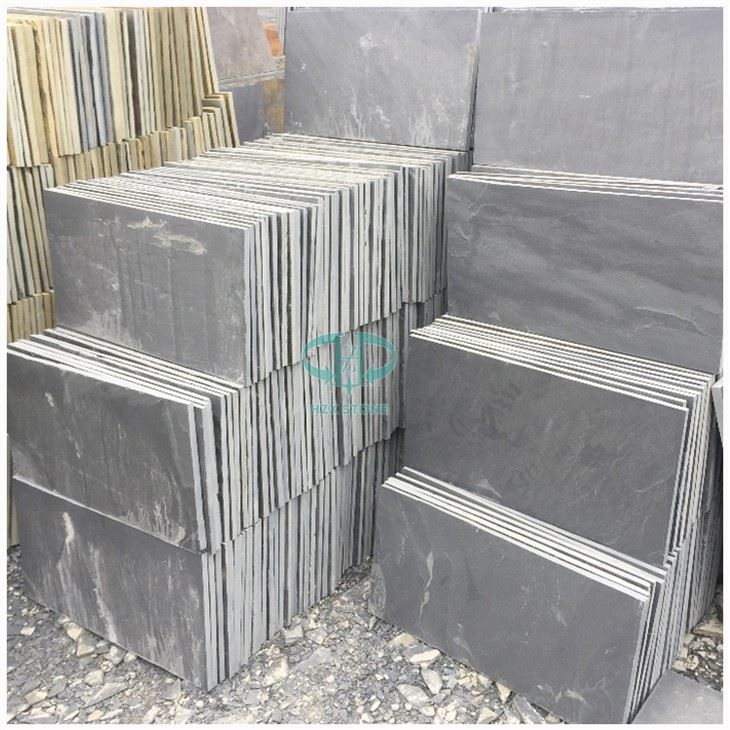 Carrelage Sol En Ardoise Gris Foncé