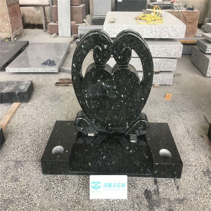 Mémorial de granit de perle d'émeraude