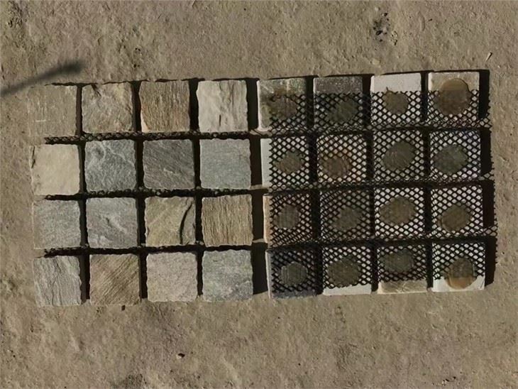 Quartzite cobble sets