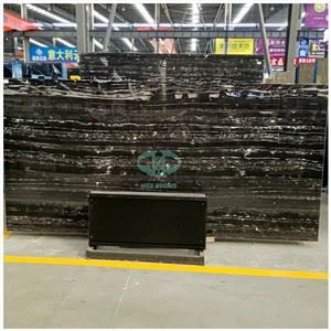 Dalle de marbre de Portoro d'argent