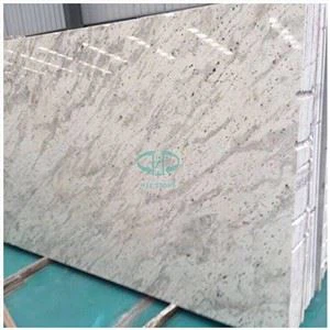 Dalles de granit blanc et gris