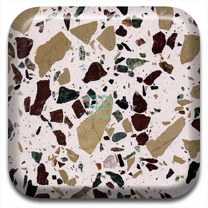 Terrazzo à gros agrégats
