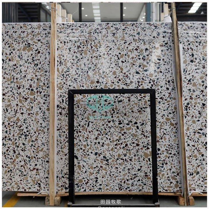 large aggregate terrazzo Slab