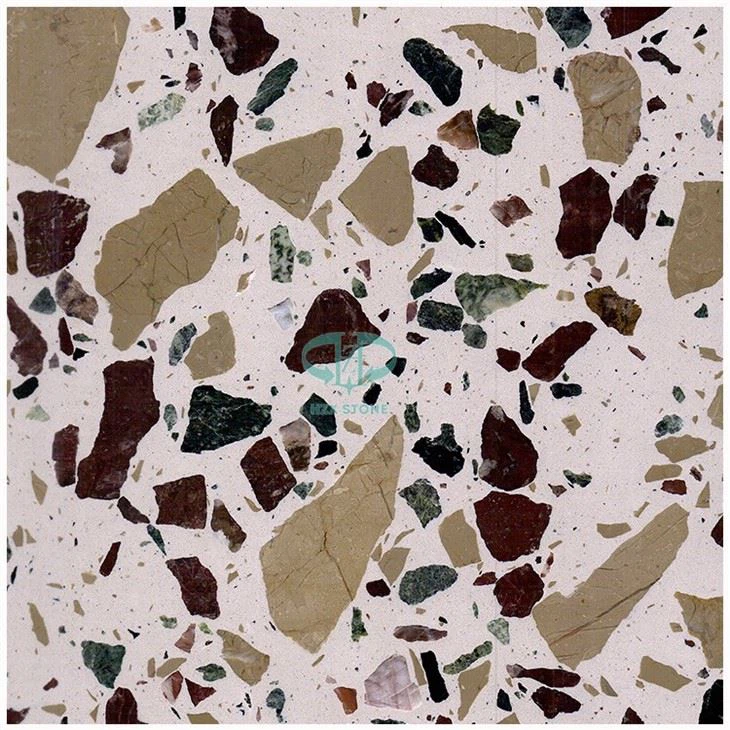 Large Aggregate Terrazzo Stone