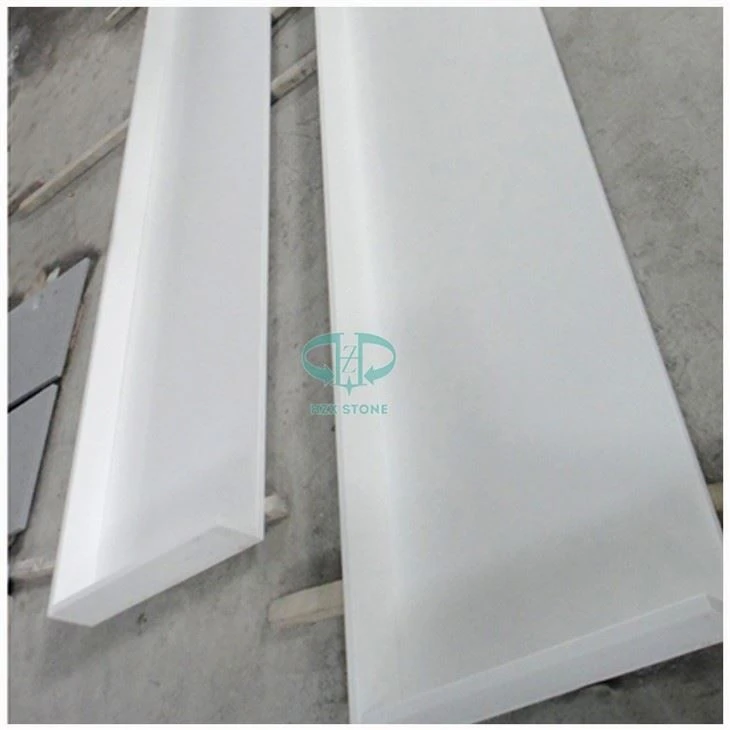Pure White Quartz Kitchen Countertops