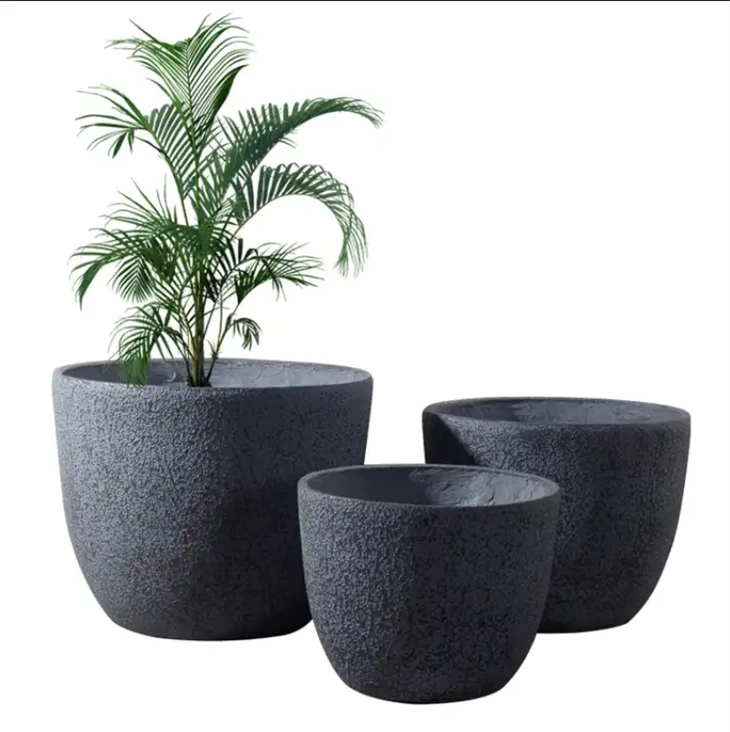 Fiber Clay Garden Planters Pot